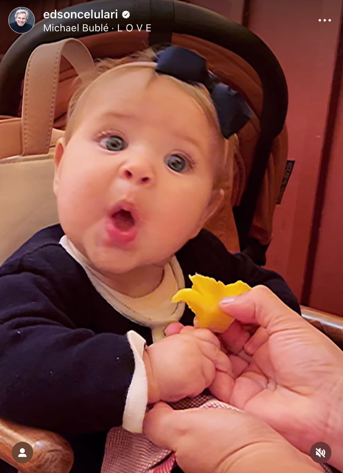 Imagem de Chiara, bebê de Edson Celulari e Karin (Instagram) Imagem de Chiara, bebê de Edson Celulari e Karin (Instagram)