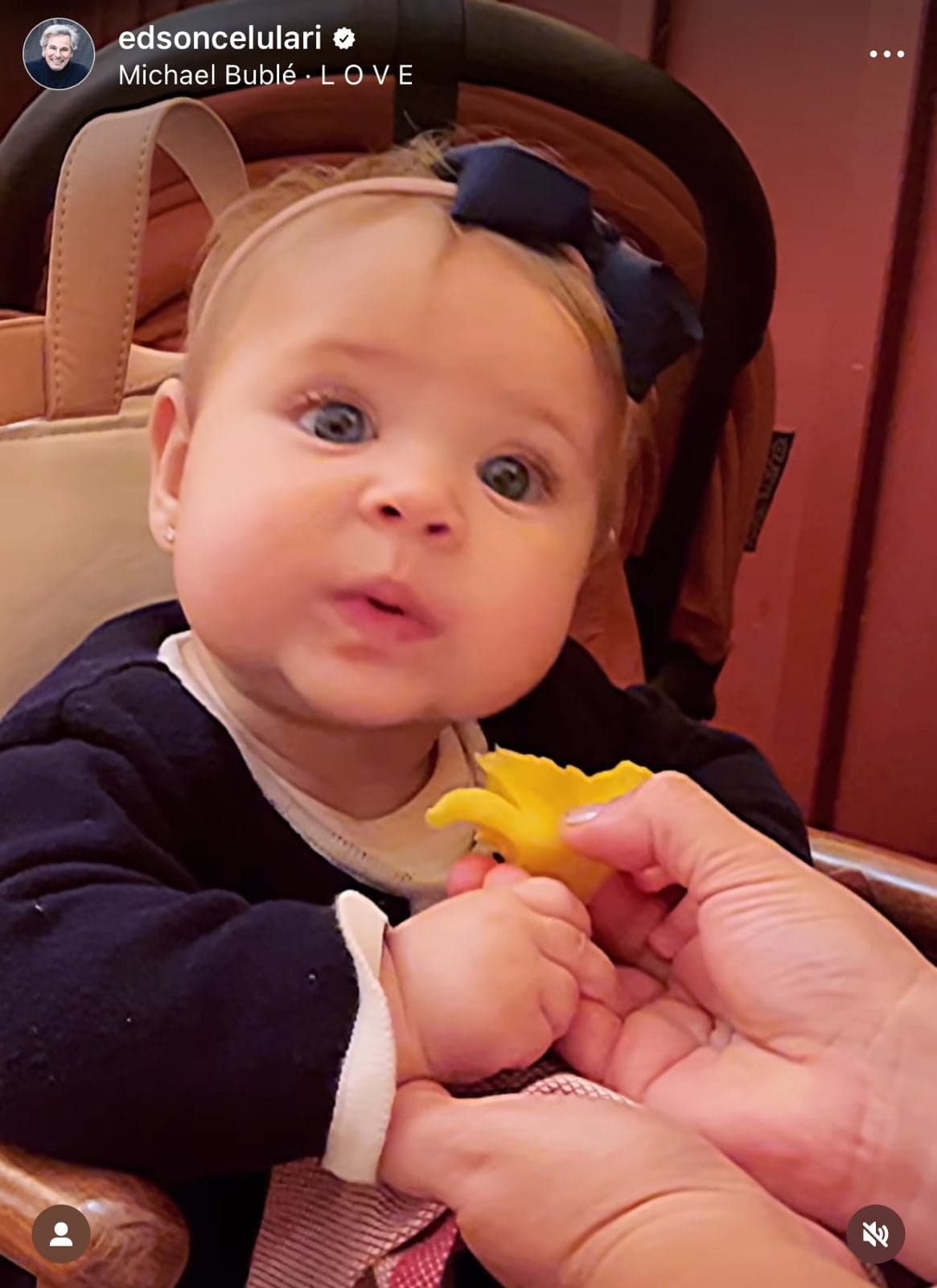 Imagem de Chiara, bebê de Edson Celulari e Karin (Instagram) Imagem de Chiara, bebê de Edson Celulari e Karin (Instagram)