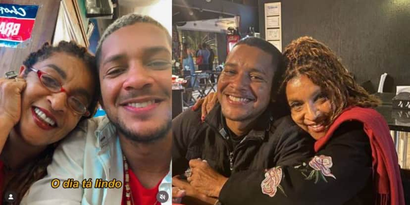 Elisa Lucinda e o namorado, Jonatham Estrella (Foto: Reprodução/Montagem) Elisa Lucinda e o namorado, Jonatham Estrella (Foto: Reprodução/Montagem)