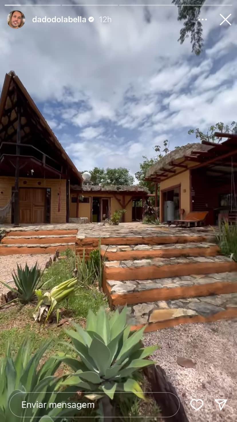 Casa onde eles se isolaram (Reprodução) Casa onde eles se isolaram (Reprodução)