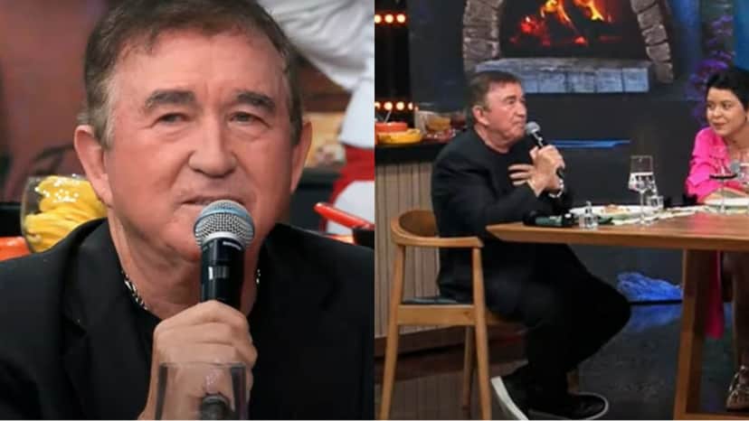 Amado Batista expõe história real e triste que inspirou compositor em seu grande sucesso musical (Reprodução/ Band) Amado Batista expõe história real e triste que inspirou compositor em seu grande sucesso musical (Reprodução/ Band)