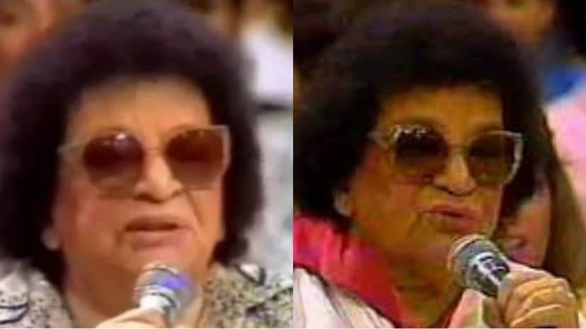 Aracy de Almeida foi jurada no Show de Calouros (Reprodução/ SBT) Aracy de Almeida foi jurada no Show de Calouros (Reprodução/ SBT)