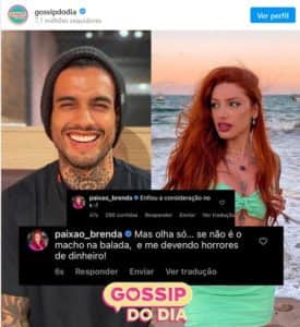 Brenda Paixão, campeã do Power Couple Brasil detona Matheus Sampaio após flagrar o ex com outra (Foto: Reprodução / Twitter) Brenda Paixão, campeã do Power Couple Brasil detona Matheus Sampaio após flagrar o ex com outra (Foto: Reprodução / Twitter)