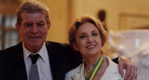 Eva Wilma e Carlos Zara quando eram casados (Foto: Reprodução) Eva Wilma e Carlos Zara quando eram casados (Foto: Reprodução)