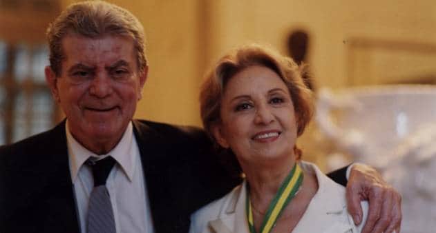 Eva Wilma e Carlos Zara quando eram casados (Foto: Reprodução) Eva Wilma e Carlos Zara quando eram casados (Foto: Reprodução)