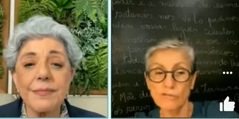 Cássia Kis revela bate-boca que teve com Paulo Betti (Reprodução: Youtube) Cássia Kis revela bate-boca que teve com Paulo Betti (Reprodução: Youtube)