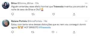 Público de Travessia reprovou edição da Globo (Foto: Reprodução / Twitter) Público de Travessia reprovou edição da Globo (Foto: Reprodução / Twitter)