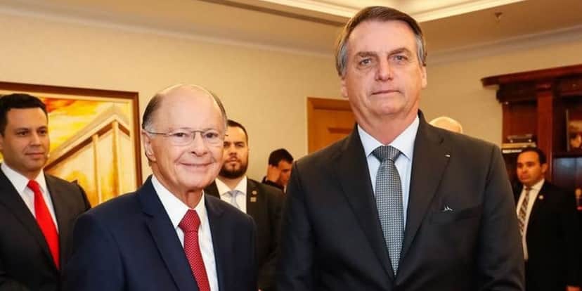 Edir Macedo e Jair Bolsonaro (Foto: Reprodução) Edir Macedo e Jair Bolsonaro (Foto: Reprodução)