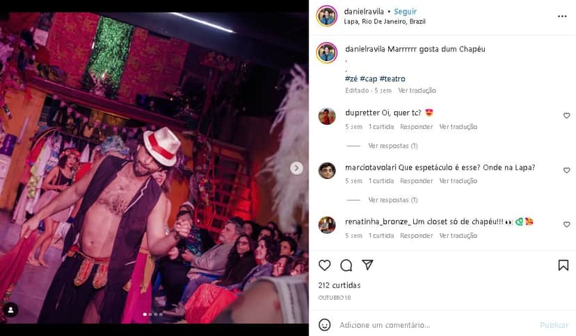 Ator se arriscou ao mudar de profissão (Foto: Reprodução/ Instagram) Ator se arriscou ao mudar de profissão (Foto: Reprodução/ Instagram)