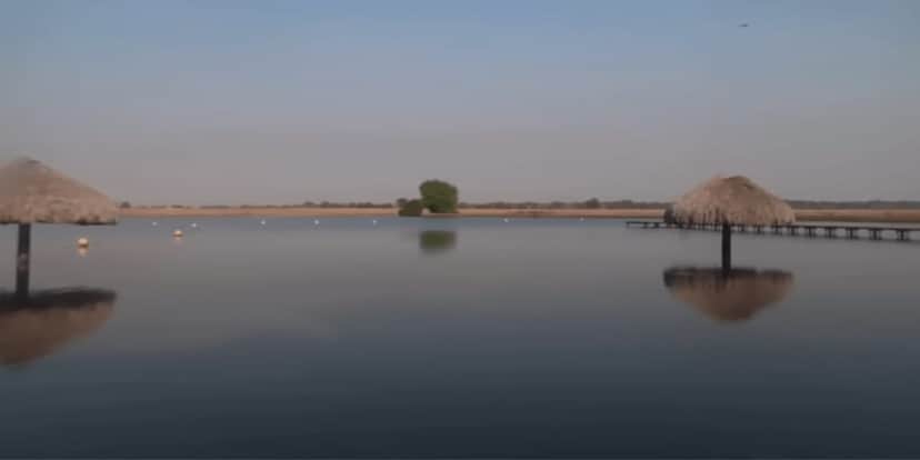 Lago particular da fazenda do cantor (Reprodução: Youtube) Lago particular da fazenda do cantor (Reprodução: Youtube)