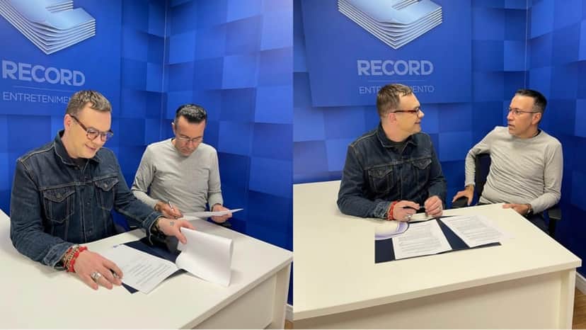 Felipeh Campos assina com a Record Entretenimento na última sexta-feira, 04 de novembro Felipeh Campos assina com a Record Entretenimento na última sexta-feira, 04 de novembro