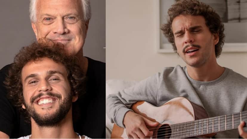 Pai e Filho; Cantor e compositor causa delírios com seu talento nas redes sociais Pai e Filho; Cantor e compositor causa delírios com seu talento nas redes sociais