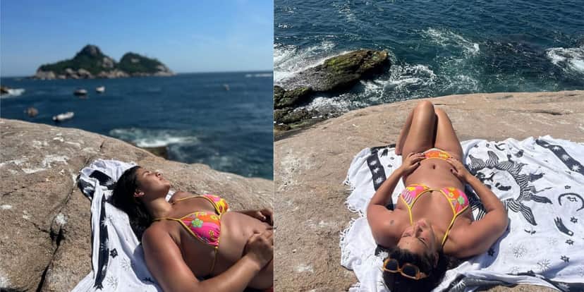 Giulia Costa costuma elevar a temperatura em suas redes sociais com fotos quentes de biquíni (Reprodução: Instagram) Giulia Costa costuma elevar a temperatura em suas redes sociais com fotos quentes de biquíni (Reprodução: Instagram)