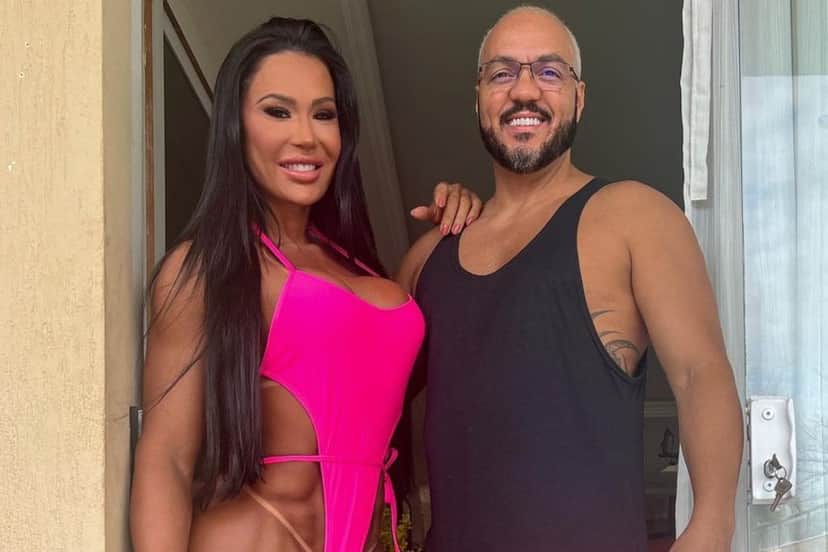 Gracyanne Barbosa revelou o que Belo fez com ela em dia especial e falou sobre o que dos rumores de que cantor teria amante - Reprodução Gracyanne Barbosa revelou o que Belo fez com ela em dia especial e falou sobre o que dos rumores de que cantor teria amante - Reprodução