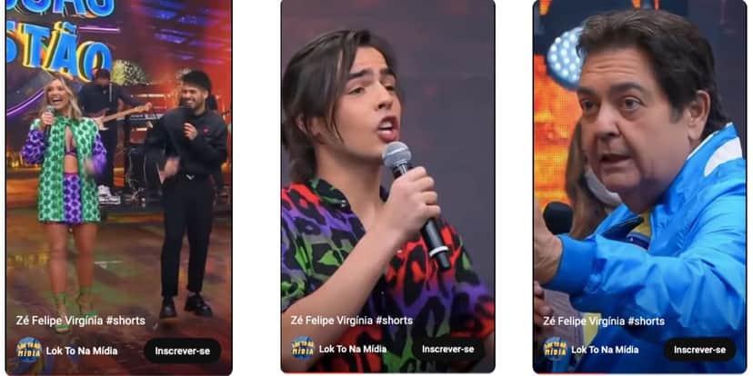 De acordo com Faustão, João Guilherme como de fofoca, assim como Zé Felipe (Reprodução) De acordo com Faustão, João Guilherme como de fofoca, assim como Zé Felipe (Reprodução)