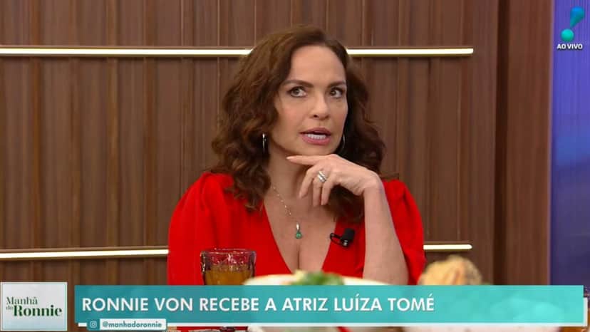 Luiza Tomé foi convidada do Manhã do Ronnie (Reprodução/RedeTV!) Luiza Tomé foi convidada do Manhã do Ronnie (Reprodução/RedeTV!)