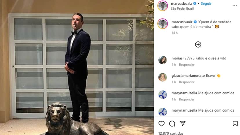 Marcus Buaiz entrega mensagem enigmática e causa impacto com dica Marcus Buaiz entrega mensagem enigmática e causa impacto com dica