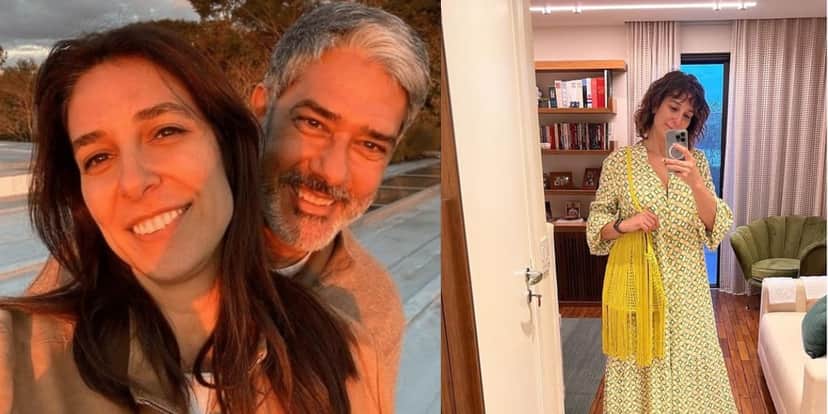 A fisioterapeuta junto com seu marido, William Bonner (Reprodução: Instagram) A fisioterapeuta junto com seu marido, William Bonner (Reprodução: Instagram)