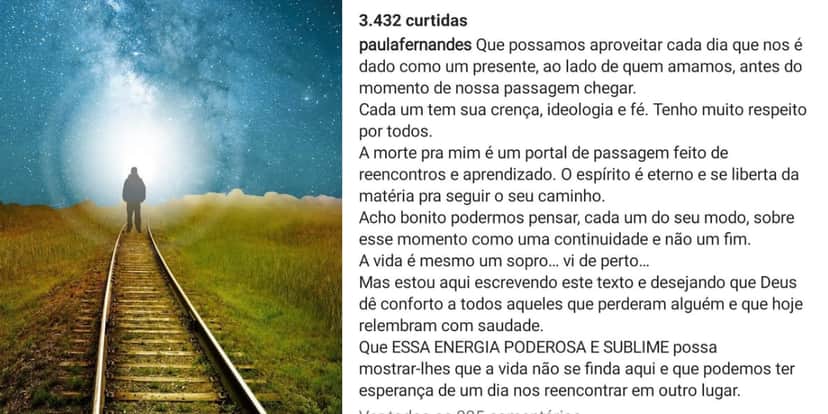 Paula Fernandes deixou uma bela mensagem motivacional aos seus seguidores (Reprodução: Instagram) Paula Fernandes deixou uma bela mensagem motivacional aos seus seguidores (Reprodução: Instagram)