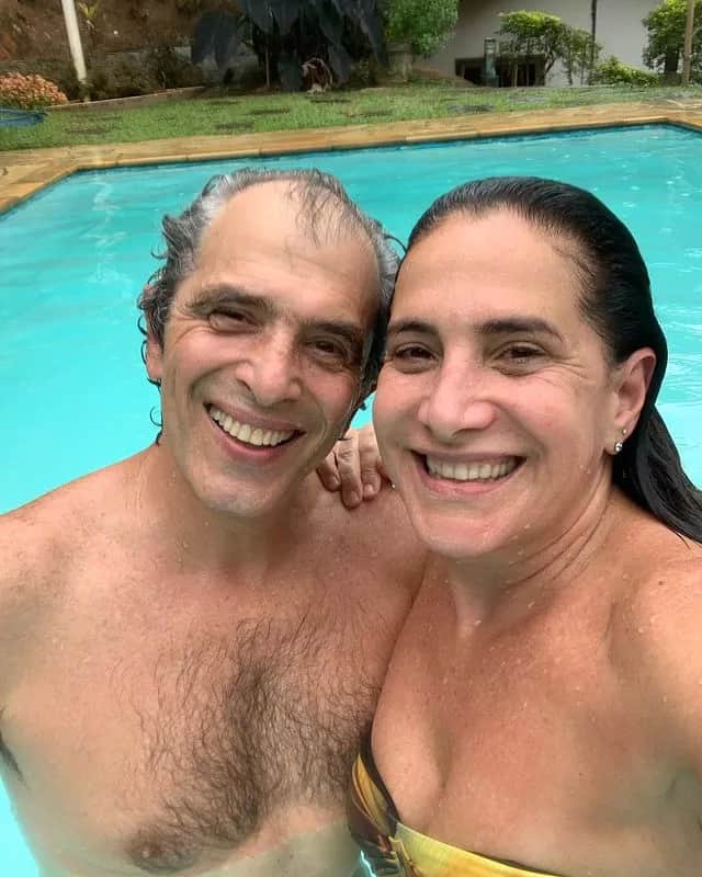 Totia Meireles e seu marido, Jaime Rabacov - Foto Reprodução Totia Meireles e seu marido, Jaime Rabacov - Foto Reprodução