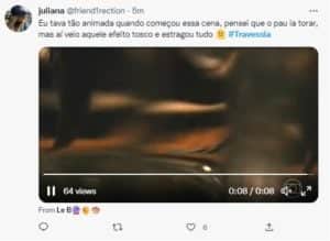 Fãs de Oto e Brisa ficaram em polvorosa com a primeira transa do casal (Foto: Reprodução / Twitter) Fãs de Oto e Brisa ficaram em polvorosa com a primeira transa do casal (Foto: Reprodução / Twitter)