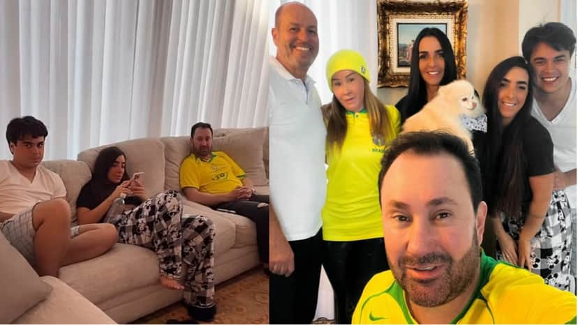 A mãe de Wanessa com familiares e amigos no Dia de Ação de Graças americano e entrega torcida na Copa do Mundo (Reprodução/ Instagram) A mãe de Wanessa com familiares e amigos no Dia de Ação de Graças americano e entrega torcida na Copa do Mundo (Reprodução/ Instagram)