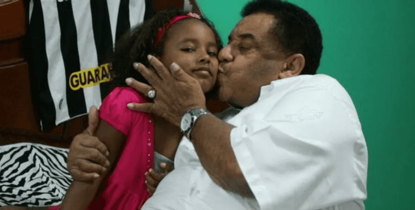 Agnaldo Timóteo e a filha (Foto: Divulgação) Agnaldo Timóteo e a filha (Foto: Divulgação)
