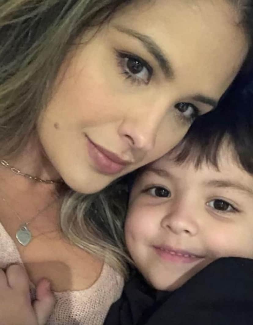 Filha e neto da atriz veterana da Globo (Foto: Reprodução) Filha e neto da atriz veterana da Globo (Foto: Reprodução)