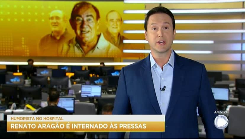 Edu Ribeiro falou sobre a internação de Didi no Fala Brasil- Foto: Reprodução/Record Edu Ribeiro falou sobre a internação de Didi no Fala Brasil- Foto: Reprodução/Record