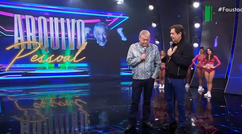 Milton Neves e Faustão- Foto: Reprodução/Band Milton Neves e Faustão- Foto: Reprodução/Band