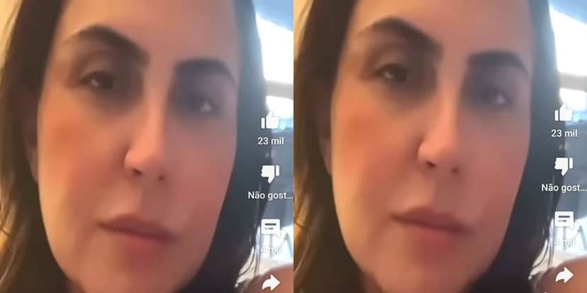 Carla Cecato fez desabafo nas redes sociais Carla Cecato fez desabafo nas redes sociais