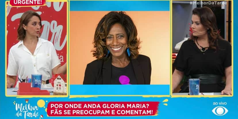 Catia Fonseca e colunista falam sobre Gloria Maria no Melhor da Tarde Catia Fonseca e colunista falam sobre Gloria Maria no Melhor da Tarde