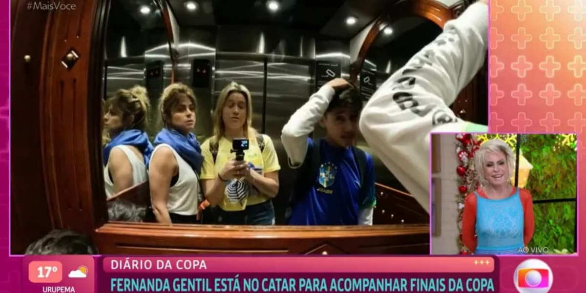 Fernanda Gentil tem um quadro sobre a Copa no "Mais Você" (Foto: Reprodução/TV Globo) Fernanda Gentil tem um quadro sobre a Copa no "Mais Você" (Foto: Reprodução/TV Globo)