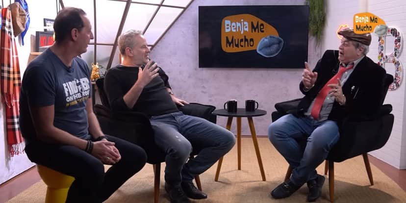 Benja entrevistando Datena (Reprodução) Benja entrevistando Datena (Reprodução)