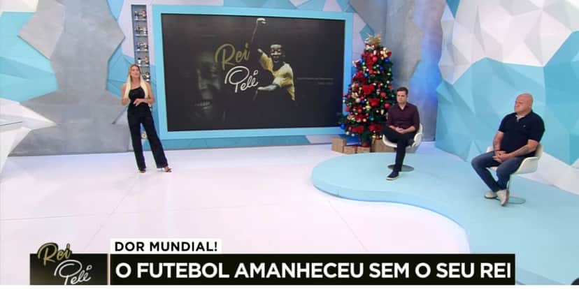 Renata Fan, Chico Garcia e Ronaldo Giovanelli na homenagem ao Pelé Renata Fan, Chico Garcia e Ronaldo Giovanelli na homenagem ao Pelé