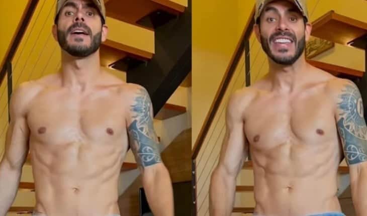 Ex-BBB: Rodolffo surgiu bem magro em foto (Imagem: Montagem) Ex-BBB: Rodolffo surgiu bem magro em foto (Imagem: Montagem)