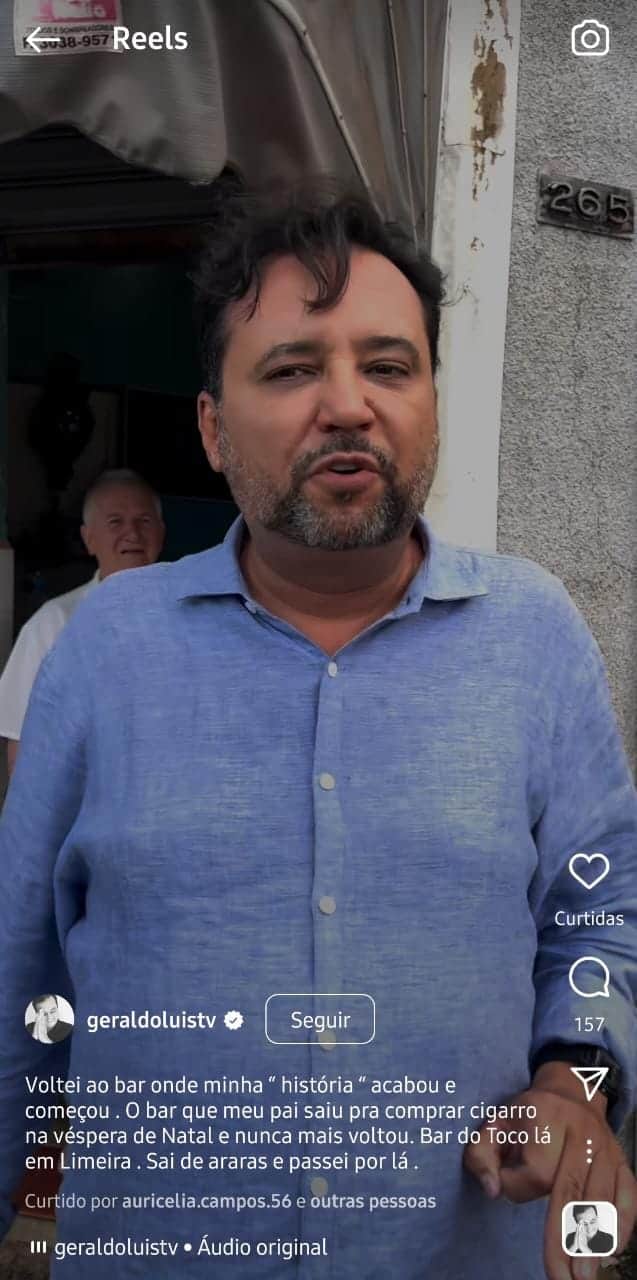 Publicação de Geraldo Luís (Foto: Divulgação) Publicação de Geraldo Luís (Foto: Divulgação)