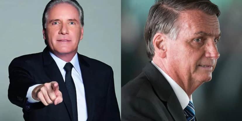 Roberto Justus e Bolsonaro (Reprodução) Roberto Justus e Bolsonaro (Reprodução)