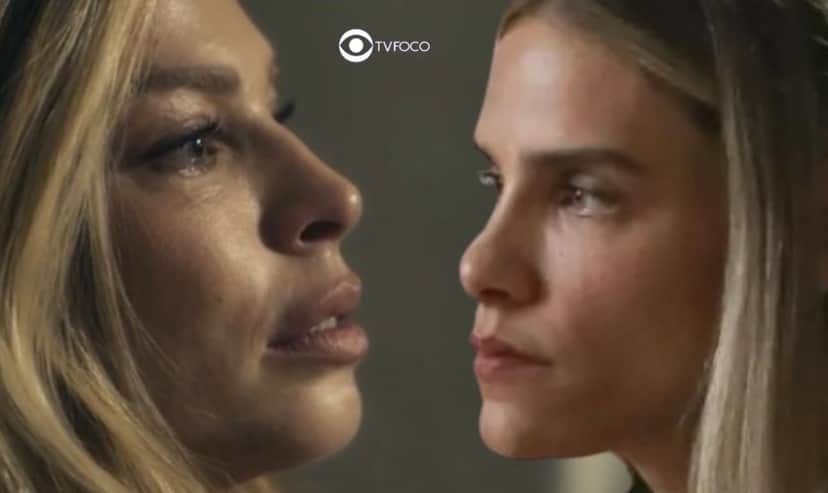 Bomba em Travessia - Não morreu? Sara dá pistas e desvenda grande segredo de Débora (Foto: Reprodução / Globo / Montagem TV Foco) Bomba em Travessia - Não morreu? Sara dá pistas e desvenda grande segredo de Débora (Foto: Reprodução / Globo / Montagem TV Foco)