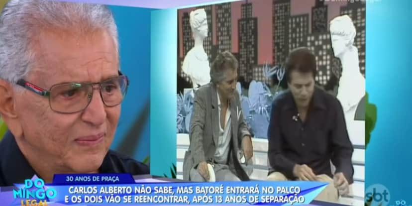 Carlos Alberto (Reprodução: SBT) Carlos Alberto (Reprodução: SBT)