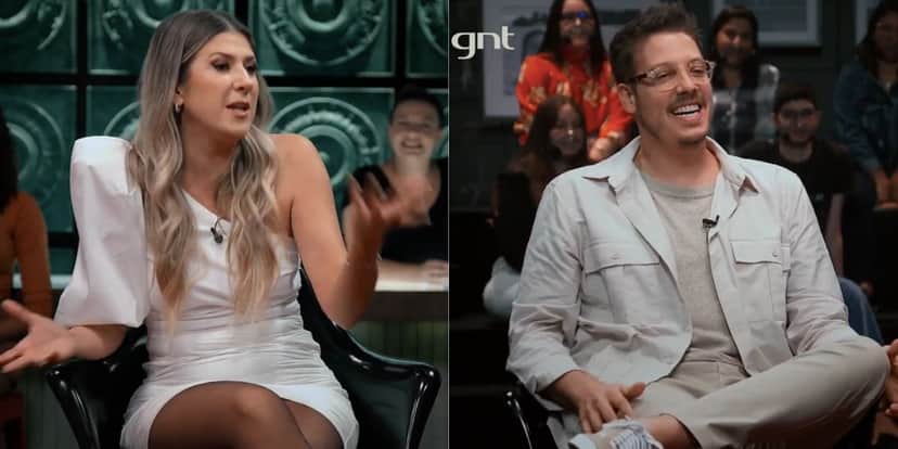 Dani Calabresa e Fábio Porchat (Reprodução) Dani Calabresa e Fábio Porchat (Reprodução)