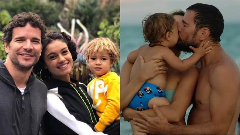 Daniel de Oliveira e Sophie Charlotte com o pequeno Otto, quando ele era um bebê (Reprodução) Daniel de Oliveira e Sophie Charlotte com o pequeno Otto, quando ele era um bebê (Reprodução)