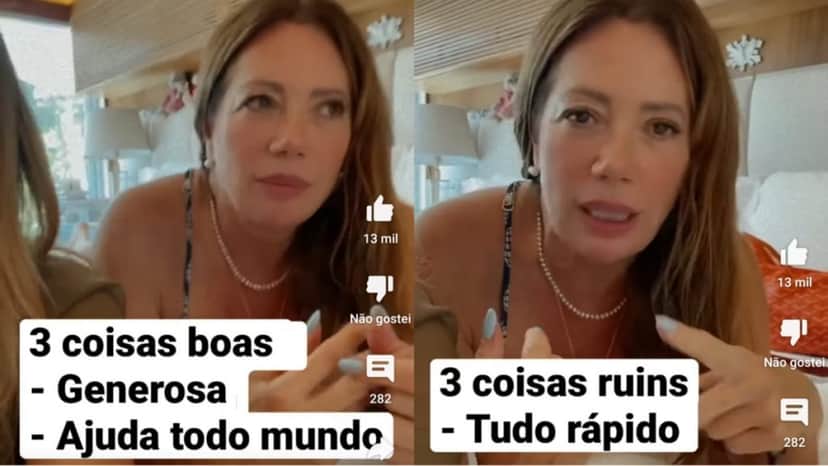 Sogra de Bruno Gagliasso fala bem e mal da própria filha em vídeo de lista (Reprodução/ YouTube) Sogra de Bruno Gagliasso fala bem e mal da própria filha em vídeo de lista (Reprodução/ YouTube)