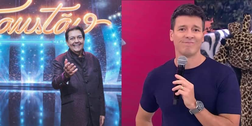 Faustão, Rodrigo Faro (Reprodução: Montagem TV Foco) Faustão, Rodrigo Faro (Reprodução: Montagem TV Foco)
