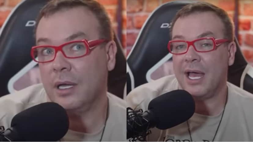 O jornalista e apresentador Felipeh Campos durante o Link Podcast O jornalista e apresentador Felipeh Campos durante o Link Podcast