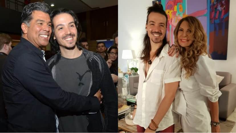 Luã com o pai e a mãe (Reprodução) Luã com o pai e a mãe (Reprodução)