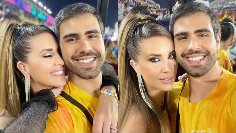 O galã da Globo e sua namorada, Raphaela Palumbo O galã da Globo e sua namorada, Raphaela Palumbo