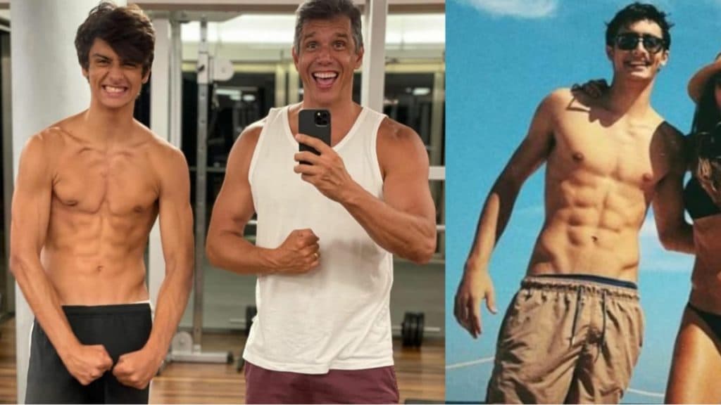 Filho de Márcio Garcia exibe tanquinho e corpo malhado (Reprodução/ Instagram) Filho de Márcio Garcia exibe tanquinho e corpo malhado (Reprodução/ Instagram)