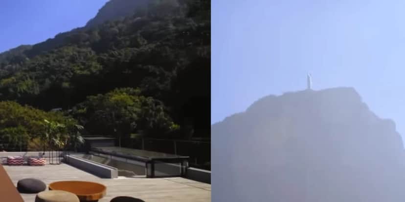 Mansão de Murilo Benício tem vista privilegiada para o Cristo Redentor (Foto: Reprodução/ YouTube) Mansão de Murilo Benício tem vista privilegiada para o Cristo Redentor (Foto: Reprodução/ YouTube)
