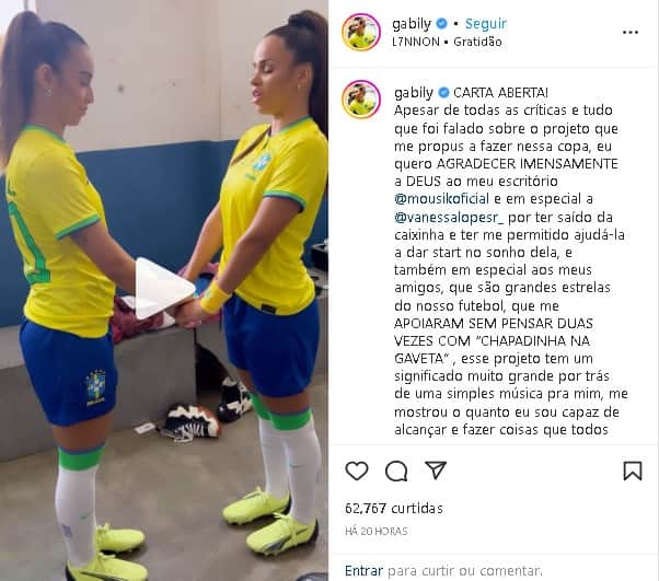 Neymar recebeu mensagem de carinho de sua ex-affair (Foto: Reprodução/ Instagram) Neymar recebeu mensagem de carinho de sua ex-affair (Foto: Reprodução/ Instagram)
